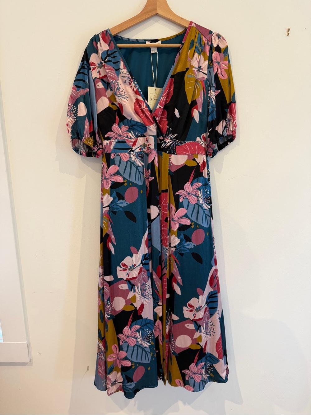 Monsoon Midi Dress in Floral - NWT